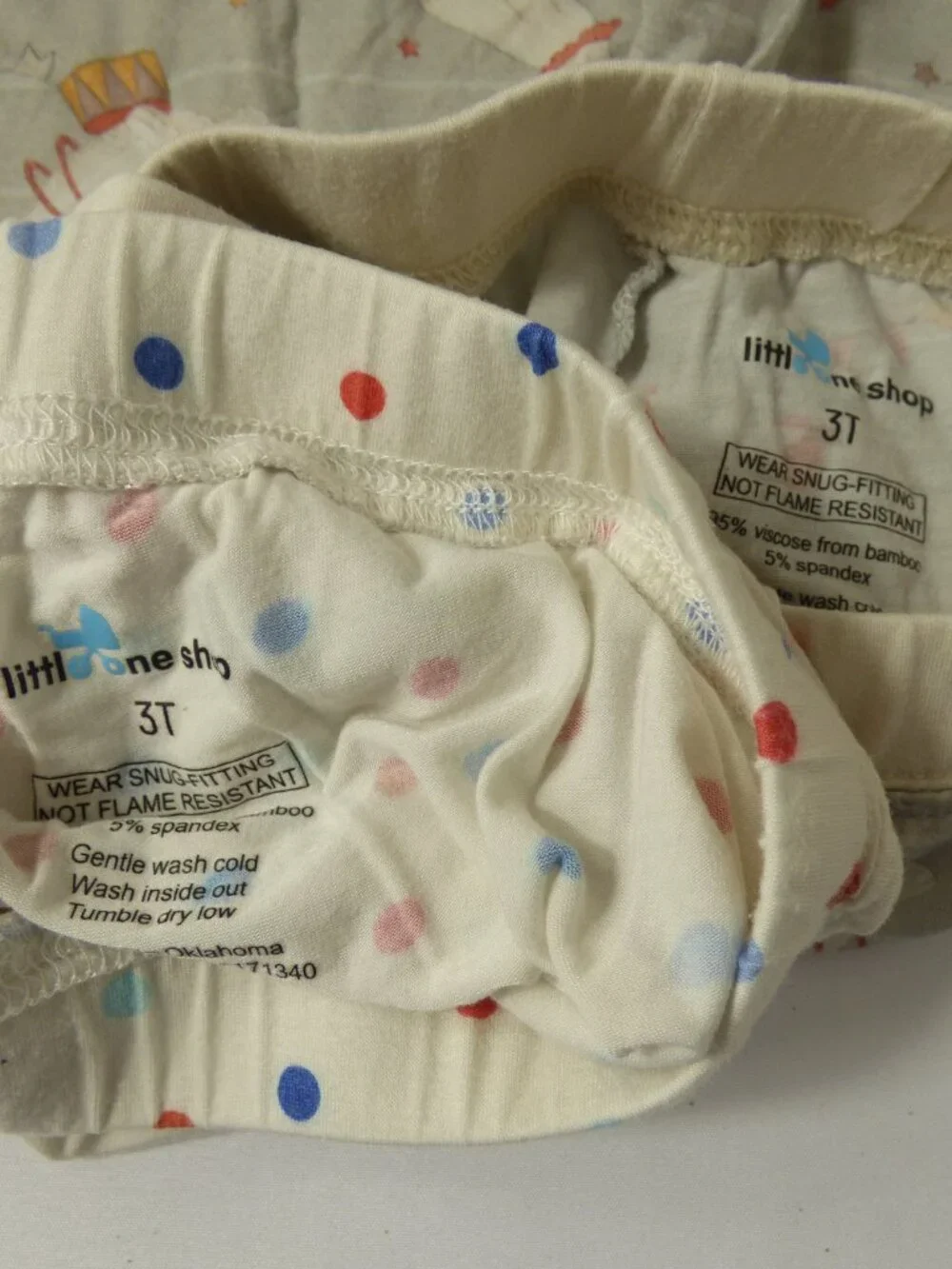 Little One Shop Bamboo Two-Piece Set Bundle, Size 3T